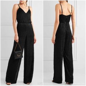 Alice + Olivia Porsha Beaded Crepe Jumpsuit